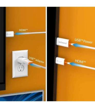 j5create ScreenCast HDMI Wireless Display Adapter Receiver - Mirrors Phone, Tablet, Laptop to HDTV - Compatible with