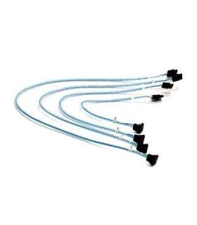 Supermicro 4 x Round SATA cable 0.56 m Black, Blue, White