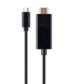Gembird A-CM-HDMIM-01 USB-C male to HDMI-male adapter, 4K 30Hz, 2m, black
