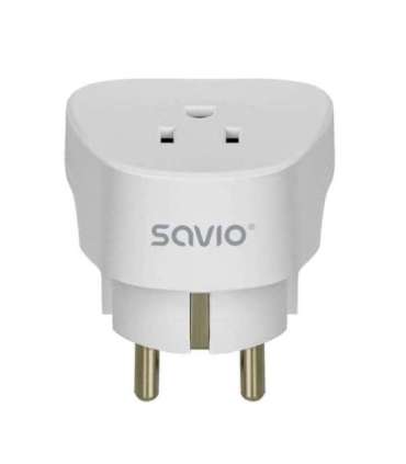 SAVIO AP-01 Travel Adapter, US socket – EU plug