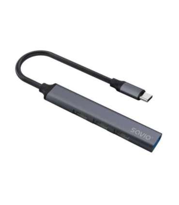 SAVIO AK-71 USB-C hub - 3 x USB-A 2.0, 1 x USB-A 3.0, 4-in-1, 5 Gbps