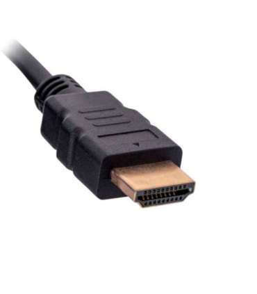 Lanberg AD-0017-BK video cable adapter 0.2 m VGA (D-Sub) HDMI Type A (Standard) Black
