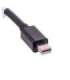 Lanberg AD-0006-BK video cable adapter 0.2 m VGA (D-Sub) Mini DisplayPort Black