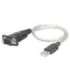 Manhattan USB-A to Serial Converter cable, 45cm, Male to Male, Serial/RS232/COM/DB9, Prolific PL-2303RA Chip,