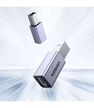 Ugreen USB Type-C to USB Type-B adapter (grey)