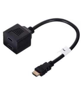 Lanberg AD-0019-BK video splitter HDMI 2x HDMI