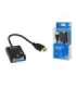 Savio CL-23 video cable adapter 0.5 m VGA (D-Sub) HDMI Type A (Standard) Black