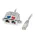 Lanberg adapter lan rj45/2x rj45 ftp splitter ad-0026-s