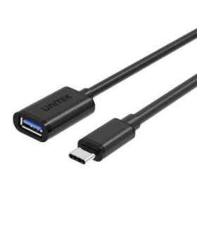UNITEK Y-C476BK USB cable USB 3.2 Gen 1 (3.1 Gen 1) 0.2 m USB C USB A Black