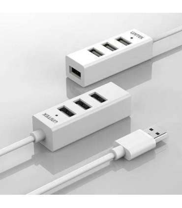 UNITEK Y-2146 interface hub USB 2.0 480 Mbit/s White