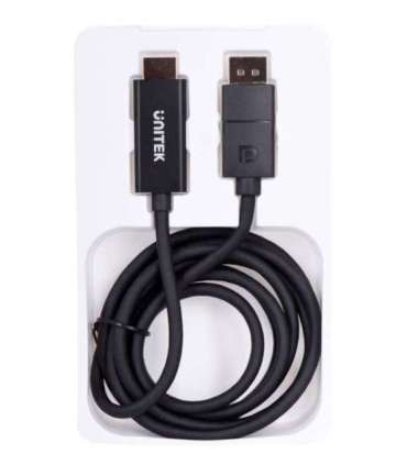 UNITEK CABLE DisplayPort 1.2, HDMI, 4K@60HZ, 1,8M, V1608A