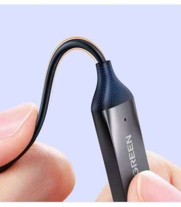 Ugreen CM309 Bluetooth 5.0 Audio Receiver USB Cable Audio Adapter AUX Jack Black