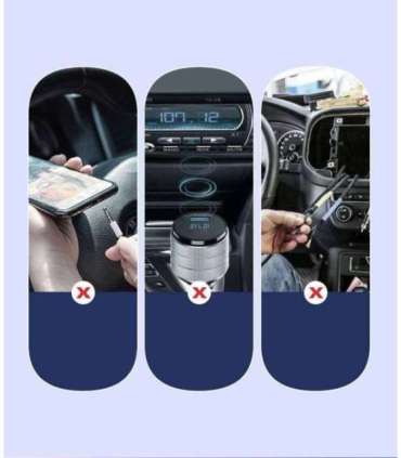 Ugreen CM309 Bluetooth 5.0 Audio Receiver USB Cable Audio Adapter AUX Jack Black