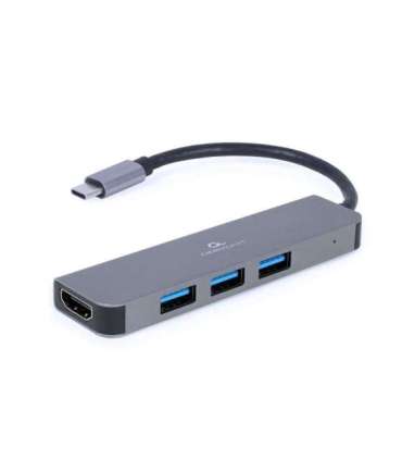 Gembird A-CM-COMBO2-01 USB Type-C 2-in-1 multi-port adapter (Hub + HDMI)