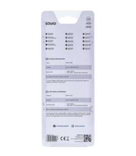 Savio CL-27 video cable adapter 0.2 m VGA (D-Sub) HDMI Type A (Standard) White