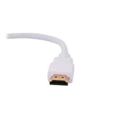 Savio CL-27 video cable adapter 0.2 m VGA (D-Sub) HDMI Type A (Standard) White