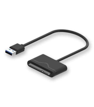 SAVIO AK-39  USB 3.0 - SATA III adapter for 3.5″/2,5" drives with power supply Black