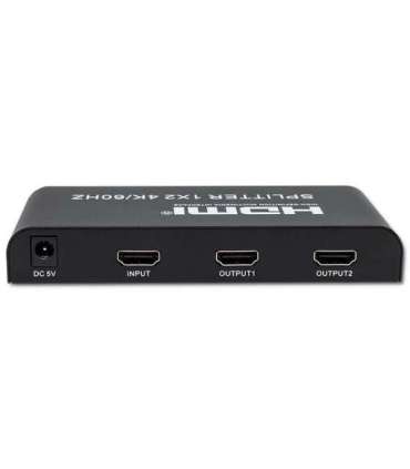 Qoltec 51797 Active HDMI Splitter 2 x HDMI 4K x 2K 6Gb/s 60Hz