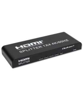 Qoltec 51799 Active HDMI Splitter 4 x HDMI 4K x 2K 6Gb/s 60Hz