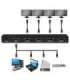 Qoltec 51799 Active HDMI Splitter 4 x HDMI 4K x 2K 6Gb/s 60Hz