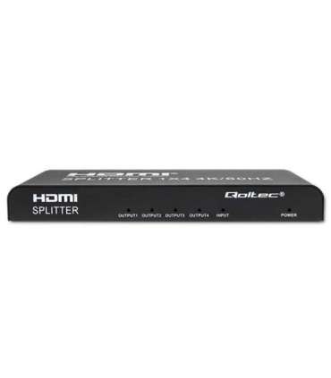 Qoltec 51799 Active HDMI Splitter 4 x HDMI 4K x 2K 6Gb/s 60Hz