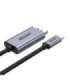 UNITEK V1409A cable gender changer USB-C DisplayPort Black, Grey