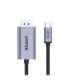 UNITEK V1409A cable gender changer USB-C DisplayPort Black, Grey