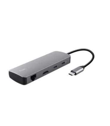 Trust 25672 interface hub USB Type-C Grey