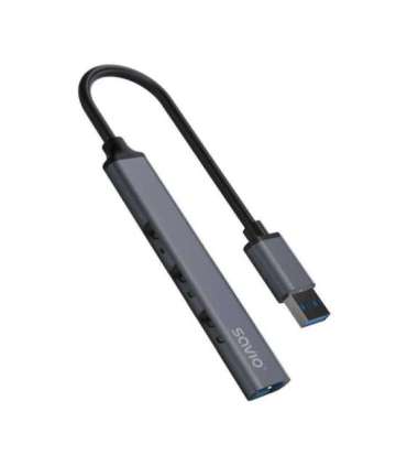 SAVIO Hub AK-70 USB-A - 3 × USB-A 2.0, 1 × USB-A 3.1 GEN 1, 4 in 1, 5 Gbps