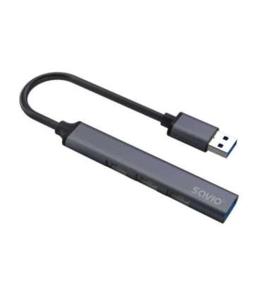 SAVIO Hub AK-70 USB-A - 3 × USB-A 2.0, 1 × USB-A 3.1 GEN 1, 4 in 1, 5 Gbps
