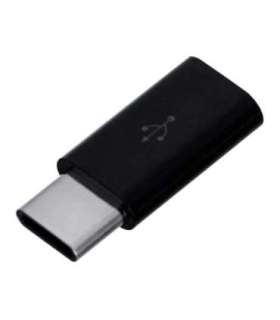 Savio AK-31 / B cable interface/gender adapter Micro USB USB 3.1 Typ C Black