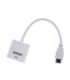 Savio CL-27B video cable adapter 0.1 m HDMI Type A (Standard) VGA (D-Sub) White