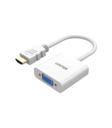 UNITEK HDMI - VGA ADAPTER, FULLHD 60HZ, WHITE, M/F