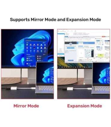 UNITEK HDMI - VGA ADAPTER, FULLHD 60HZ, WHITE, M/F