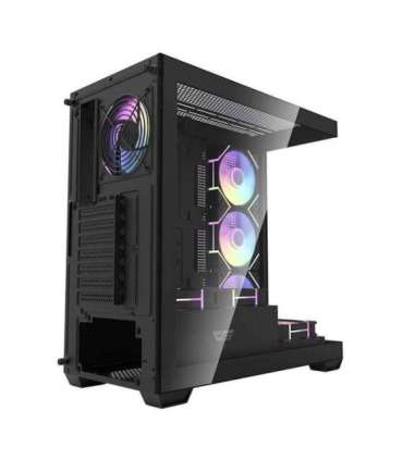 Darkflash DS900 computer case (black) + 7 ARGB fans