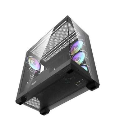 Darkflash DS900 computer case (black) + 7 ARGB fans