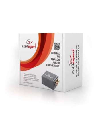 Gembird DSC-OPT-RCA-001 audio converter Black