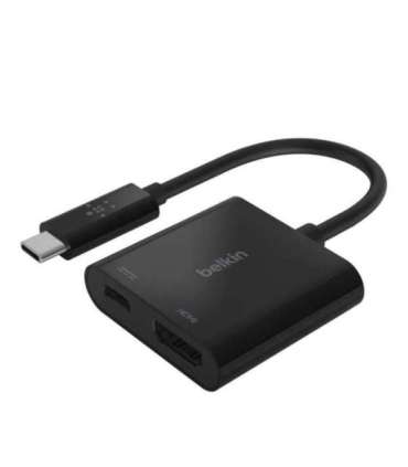 Belkin AVC002BTBK laptop dock/port replicator USB 3.2 Gen 1 (3.1 Gen 1) Type-C Black
