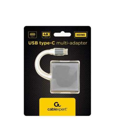 Gembird A-CM-HDMIF-02-SG USB graphics adapter 3840 x 2160 pixels Grey