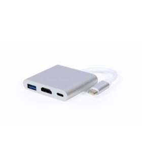 Gembird A-CM-HDMIF-02-SV USB graphics adapter Silver