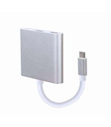 Gembird A-CM-HDMIF-02-SV USB graphics adapter Silver