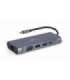 Gembird A-CM-COMBO7-01 notebook dock/port replicator USB 3.2 Gen 1 (3.1 Gen 1) Type-A Grey