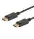 Savio CL-136 DisplayPort cable 2 m Black