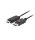 Lanberg CA-DPHD-11CC-0018-BK cable gender changer DisplayPort HDMI Black