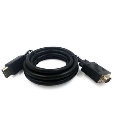 Gembird CCP-DPM-VGAM-6 video cable adapter 1.8 m VGA (D-Sub) DisplayPort Black