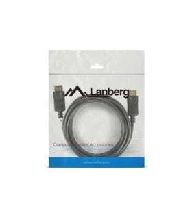 Lanberg CA-DPDP-10CC-0030-BK DisplayPort cable 3 m Black