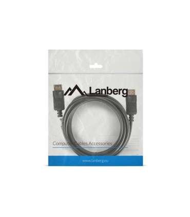 Lanberg CA-DPDP-10CC-0030-BK DisplayPort cable 3 m Black