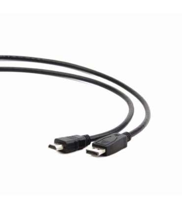 Gembird CC-DP-HDMI-3M DisplayPort to HDMI cable (not bi-directional), 3m, black