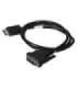 Lanberg CA-DPDV-10CU-0010-BK video cable adapter 1 m DisplayPort DVI-D Black