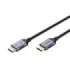 UNITEK C1628GY01-2M DisplayPort cable Black, Grey